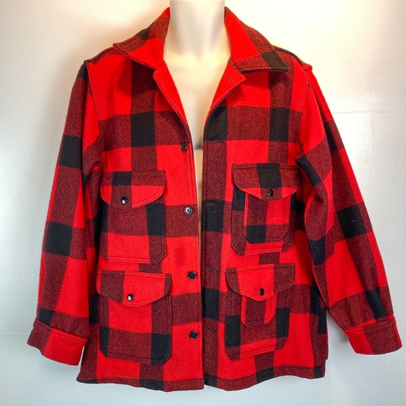 Woolrich Other - Woolrich buffalo plaid button up jacket Sz 44